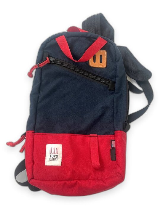 Topo Designs Handbags - Topo Designs Rover Pack Classic Backpack Navy Red Colorado USA